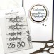 Stempelset Silberhochzeit & Goldhochzeit – KK-0119 Clear Stamps Karten-Kunst