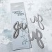 Karten-Kunst Stanzschablone zur Hochzeit kk-D134 - Ja mit Kontur