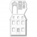 Poppy Stamps Stanzschablone - Winter House Pop Up Easel Set