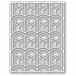 Poppy Stamps Stanzschablone - Arched Deco Plate