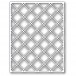 Poppy Stamps Stanzschablone - Double Diamond Lattice Plate