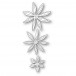 Poppy Stamps Stanzschablone - Layered Fringe Flowers