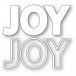 Poppy Stamps Stanzschablone - Double Joy