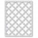 Poppy Stamps Stanzschablone - Pointy Lattice Plate
