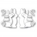 Poppy Stamps Stanzschablone - 2584 Nordic Bunnies 