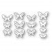 Poppy Stamps Stanzschablone - 2602 Bunches o’ Butterflies