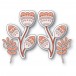 Poppy Stamps Stanzschablone - 2604 Nordic Fancy Blossoms