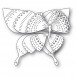 Poppy Stamps Stanzschablone - 2614 Nordic Spectacular Butterfly