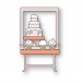 Poppy Stamps Stanzschablone - 2621 Corner Shoppe Dessert Stand