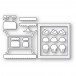 Poppy Stamps Stanzschablone - 2621 Corner Shoppe Dessert Stand