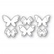 Poppy Stamps Stanzschablone - 2624 Nordic Butterfly Trio