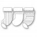 Poppy Stamps Stanzschablone - 2636 Nordic Stockings