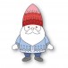Poppy Stamps Stanzschablone - 2642 Nordic Forest Gnome