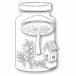 Poppy Stamps Stanzschablone - 2648 Cottage Terrarium