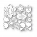 Poppy Stamps Stanzschablone - 2649 Nordic Drifting Flowers