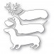 Poppy Stamps Stanzschablone - 2651 Antler Dachshund