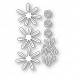 Poppy Stamps Stanzschablone - 2670 Daisy Trio