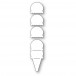 Poppy Stamps Stanzschablone - 2677 Triple Scoop