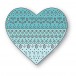 Poppy Stamps Stanzschablone - 2689 Nordic Heart