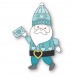 Poppy Stamps Stanzschablone - 2690 Nordic Heart Gnome