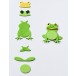 Poppy Stamps Stanzschablone - 2691 Lily Pad Frog
