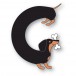 Poppy Stamps Stanzschablone - 2710 Curved Dachshund