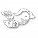 Poppy Stamps Stanzschablone - 2711 Nordic Petalpoint Bird