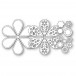 Poppy Stamps Stanzschablone - 2713 Nordic Pretty Petal Flower