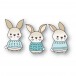 Poppy Stamps Stanzschablone - 2717 Nordic Bunny Trio