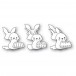 Poppy Stamps Stanzschablone - 2717 Nordic Bunny Trio