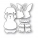 Poppy Stamps Stanzschablone - 2731 Nordic Happy Bunny