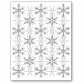 Poppy Stamps Stanzschablone - 2574 Scandinavian Snowflake Plate